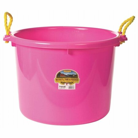 MILLER MFG CO Inc Muck Tub- Hot Pink 70 Quart - PSB70HOTPINK MI37123